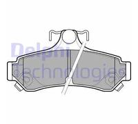 Pastiglie freno Semi-Metallic LP2700 DELPHI