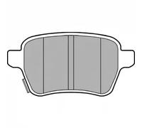 Delphi Kit pastiglie freni LP3165 posteriore Low-Metallic con segnalatore usura per ADAM/CORSA E