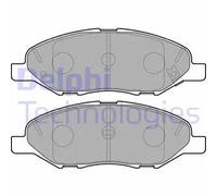 Pastiglie freno Semi-Metallic LP3169 DELPHI per NISSAN MICRA II NOTE MICRA III
