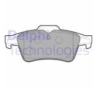 Set di pastiglie freno DELPHI LP3303, posteriore