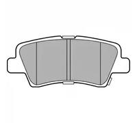 Set di pastiglie freno DELPHI LP3309, posteriore