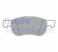 DELPHI Set di pastiglie freno LP3365 Anteriore Low-Metallic