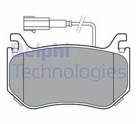 Delphi Kit pastiglie freni LP3381 posteriore per Alfa Romeo Giulia, Stelvio