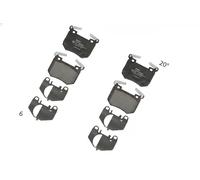 Set di pastiglie freno DELPHI LP3397, posteriore