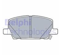 Set di pastiglie freno DELPHI LP3482, anteriore