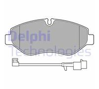 Delphi Set di pastiglie freno LP3621 Low-Metallic freno a disco per IVECO Daily V Furgone 2011-2014