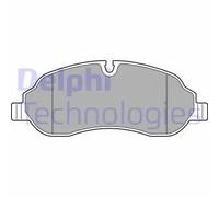 Delphi Kit pastiglie freno LP3682 anteriore Low-Metallic per Ford Transit V363 Furgone