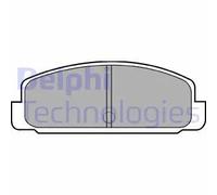 Delphi Set di pastiglie freno LP401 posteriore per Mazda 626 V