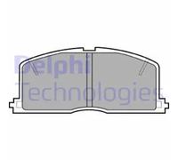 Set di pastiglie freno DELPHI LP460, anteriore