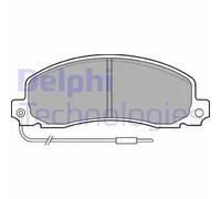 Set di pastiglie freno DELPHI LP504, anteriore