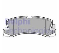 Pastiglie freno LP611 DELPHI per TOYOTA LEXUS