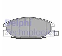 Set di pastiglie freno DELPHI LP629, anteriore