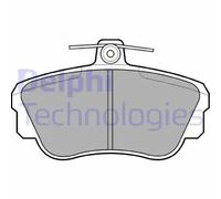Delphi Kit pastiglie freni LP639, Low-Metallic per Volvo 480/440/460, Anteriore