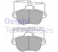 DELPHI LP741 Kit pastiglie freno, Freno a disco per PEUGEOT