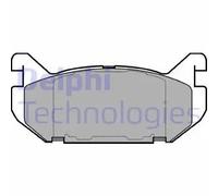 Set di pastiglie freno DELPHI LP802, posteriore