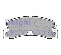 Delphi Kit pastiglie freni LP834 Low-Metallic posteriore per Toyota, Lexus