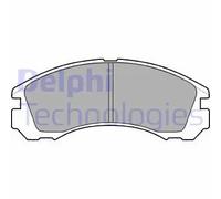 Set di pastiglie freno DELPHI LP871, anteriore