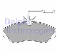 Set di pastiglie freno DELPHI LP878, anteriore
