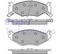 Delphi Kit pastiglie freni LP891 – Anteriore per Chrysler, Dodge, Plymouth
