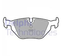 Set di pastiglie freno DELPHI LP907, posteriore
