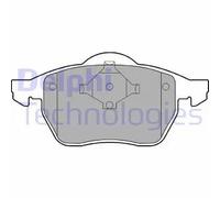 Set di pastiglie freno DELPHI LP978, fronte
