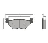 PASTIGLIE FRENO MALOSSI MODELLO SPORT 6215030 PER YAMAHA TMAX 560ie 4T 2022
