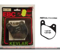 pastiglie freno moto Harley Davidson FLH Classic Heritage FLT EBC FA72