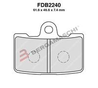 PASTIGLIE FRENO MOTO PER FDB2240ST > 4PZ X CONF. BUELL LIGHTNING XB12S 1200