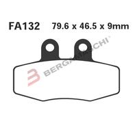 EBC Kit pastiglie freni FA132R mescola sinterizzata per KTM Maico
