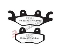 EBC Brakes FA484R Kit pastiglie freni