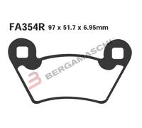 EBC Brakes FA354R Kit pastiglie freni