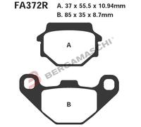 PASTIGLIE FRENO MOTO PER SUZUKI 500 VINSON 03>06 POST. EBC FA372R MESCOLA