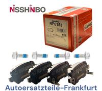 Pastiglie freno NISSHINBO POSTERIORI per KIA Cee'D Pro Cee'D Pro Cee'D Hatchb...