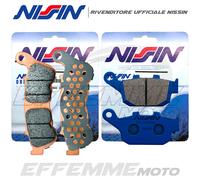 Pastiglie freno NISSIN : 1 Coppia anteriori 2P-308ST + 1 coppia post. 2P-204NS