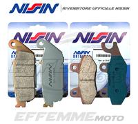 Pastiglie freno NISSIN Sinterizzate : 1 Coppia ant. 2P-202ST + 1 post. 2P-211ST