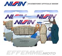 Pastiglie freno NISSIN Sinterizzate : 2 Coppie ant. 2P-202ST + 1 post. 2P-211ST