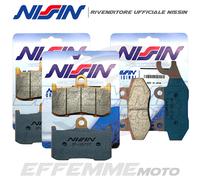 Pastiglie freno NISSIN Sinterizzate : 2 Coppie Ant. 2P-287ST + 1 Post. 2P-211ST
