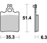 Pastiglie freno Nitro MOTO-MASTER Metallo sinterizzato 090721