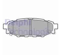 Set di pastiglie freno DELPHI LP1999, posteriore