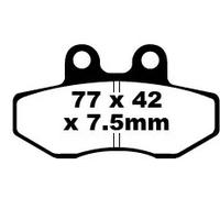 FA167 PASTIGLIE ORGANIC ANT SX EBC MOTOR HISPANIA RYZ 50 PRO RACING ENDURO 2006