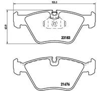 BREMBO P 06 043X Brake Pad