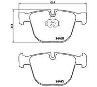 BREMBO P 06 050 Kit pastiglie freni