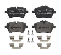 Set di pastiglie freno BREMBO Xtra P 06 051X, anteriore