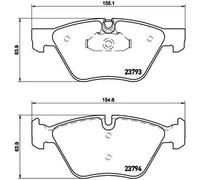 Brembo P 06 057 - Pastiglia Freno - Anteriore