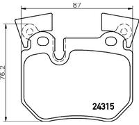Brembo P 06 059 - Pastiglia Freno - Posteriore
