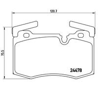 Brembo P 06 068 - Pastiglia Freno - Anteriore