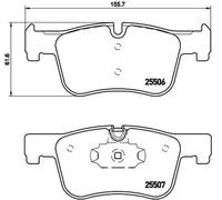 Set di pastiglie freno BREMBO Xtra P 06 070X, anteriore