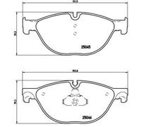 Brembo P 06 076 - Pastiglia Freno - Anteriore