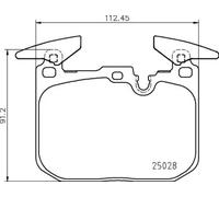 BREMBO Kit pastiglie freno, Freno a disco P06098