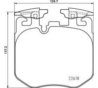 BREMBO P 06 106 Kit pastiglie freni
